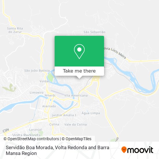 Servidão Boa Morada map