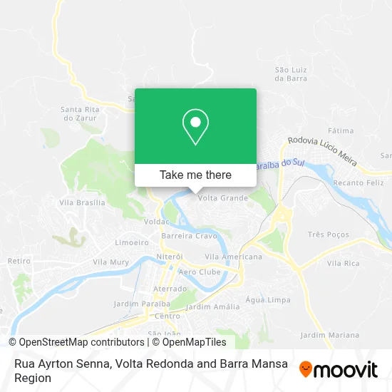 Rua Ayrton Senna map