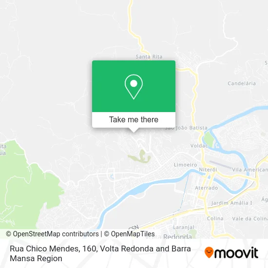 Rua Chico Mendes, 160 map