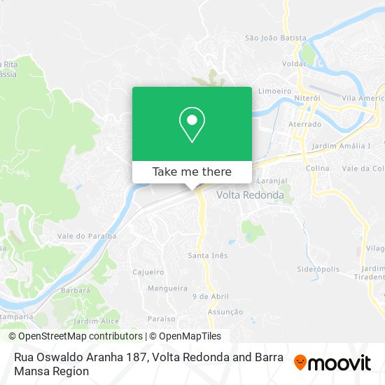 Rua Oswaldo Aranha 187 map