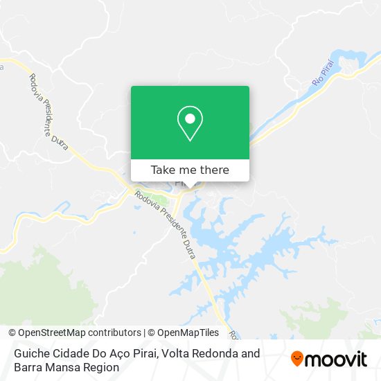 Guiche Cidade Do Aço Pirai map