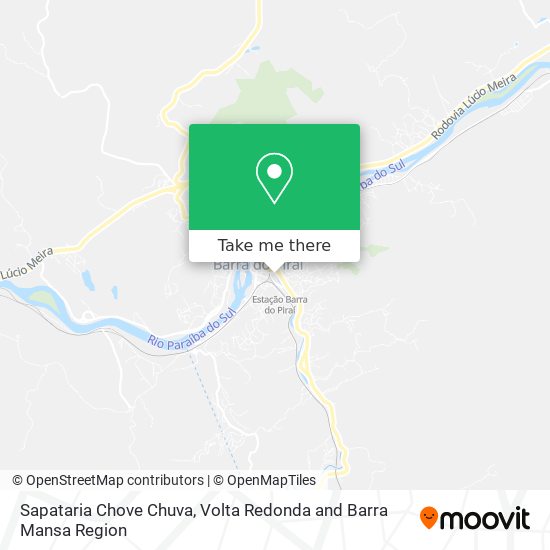 Sapataria Chove Chuva map