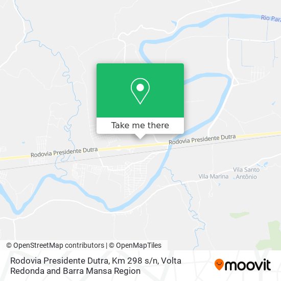 Rodovia Presidente Dutra, Km 298 s / n map