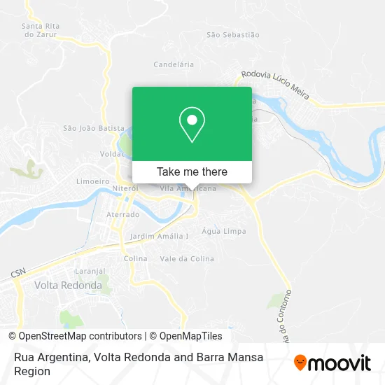 Rua Argentina map