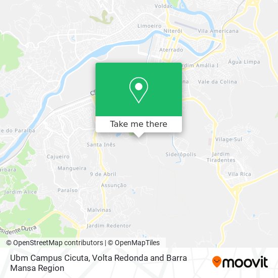 Ubm Campus Cicuta map