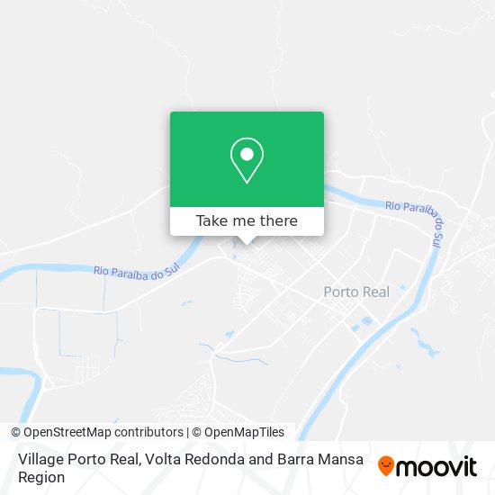 Village Porto Real map