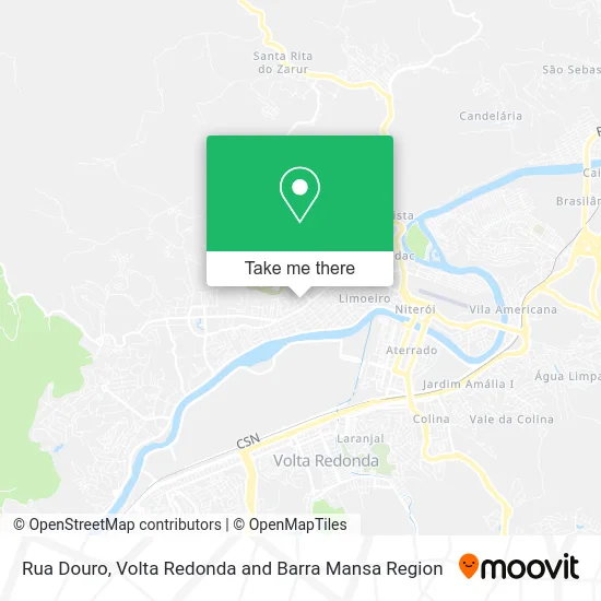 Rua Douro map