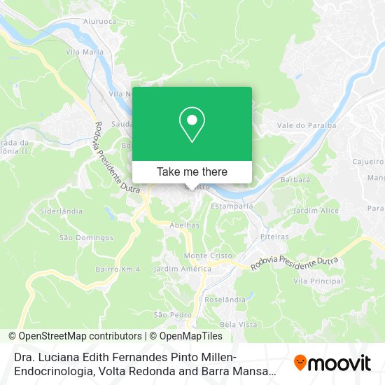 Dra. Luciana Edith Fernandes Pinto Millen-Endocrinologia map