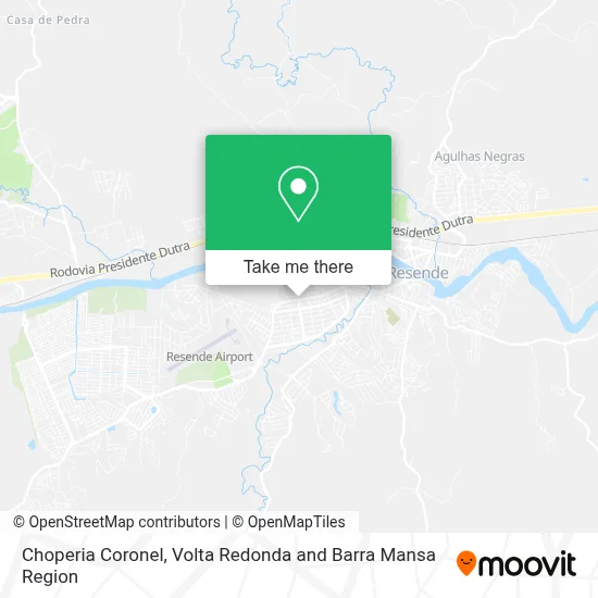 Choperia Coronel map