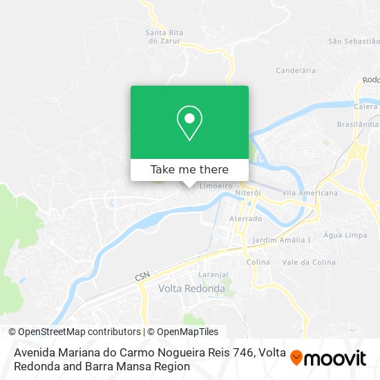 Avenida Mariana do Carmo Nogueira Reis 746 map