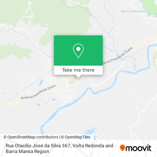 Mapa Rua Otacílio José da Silva 367