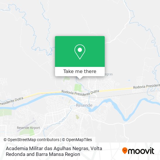 Academia Militar das Agulhas Negras map