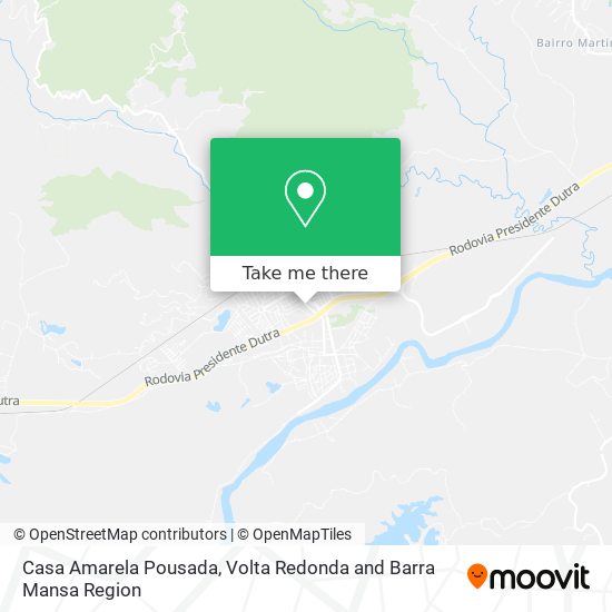 Casa Amarela Pousada map