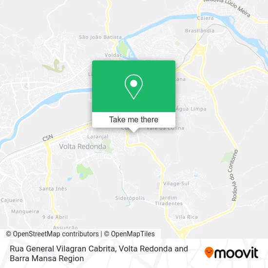 Rua General Vilagran Cabrita map