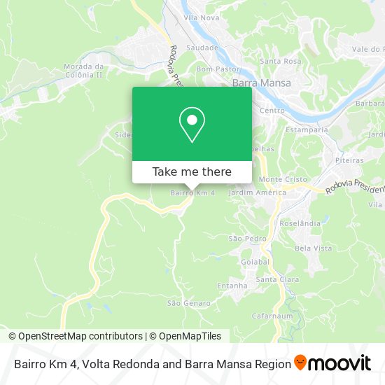 Bairro Km 4 map