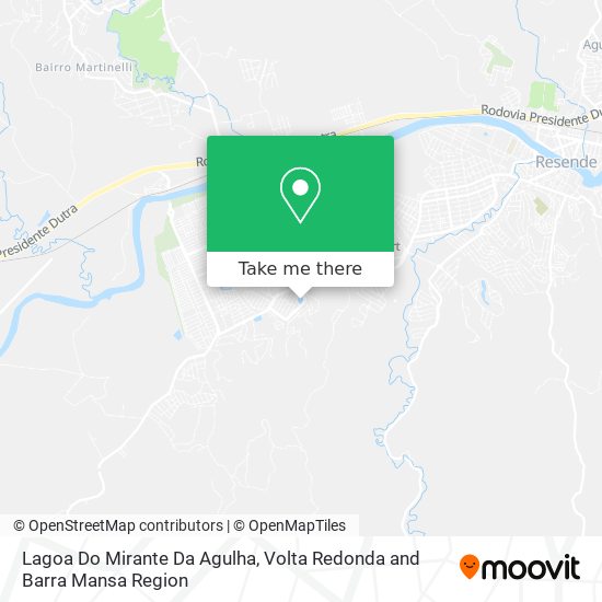 Lagoa Do Mirante Da Agulha map