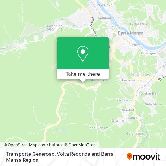 Mapa Transporte Generoso