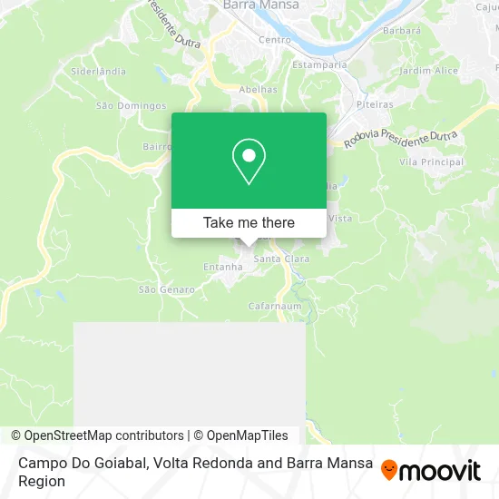 Campo Do Goiabal map