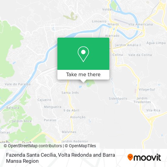Fazenda Santa Cecília map