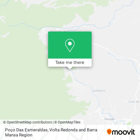 Poço Das Esmeraldas map