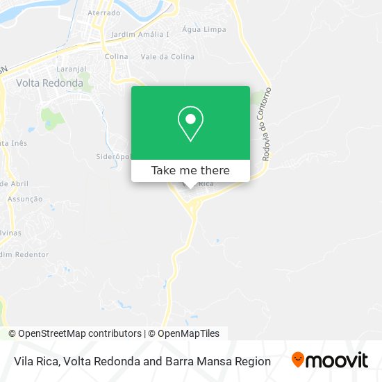 Mapa Vila Rica