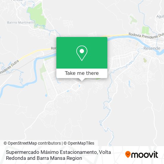 Supermercado Máximo Estacionamento map