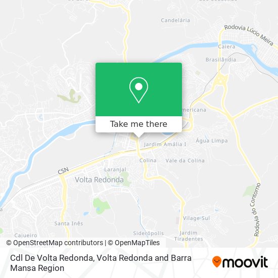 Mapa Cdl De Volta Redonda