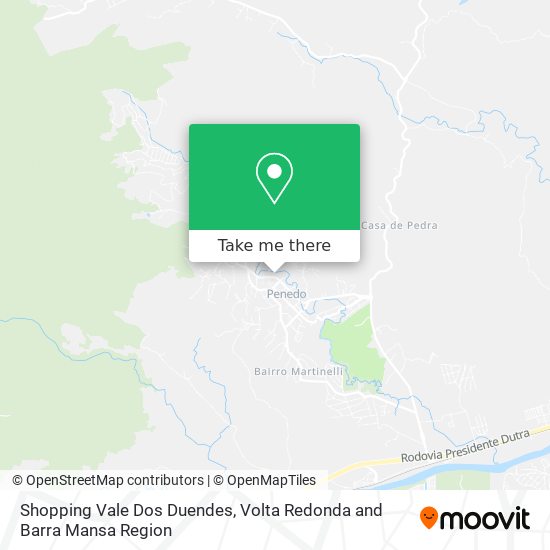 Shopping Vale Dos Duendes map