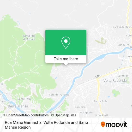 Rua Mané Garrincha map