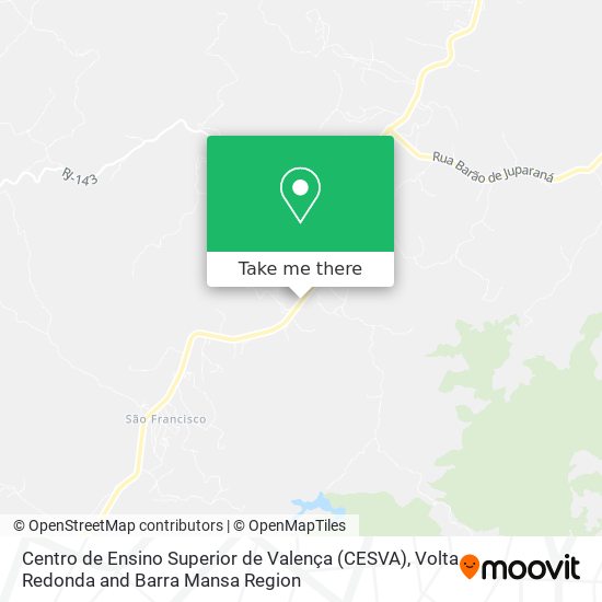 Centro de Ensino Superior de Valença (CESVA) map