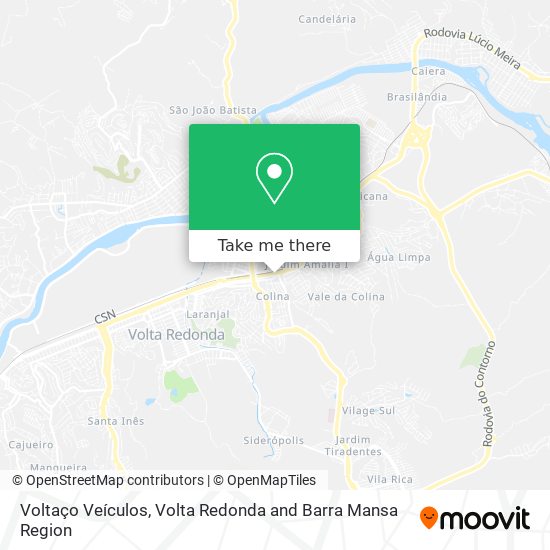 Voltaço Veículos map