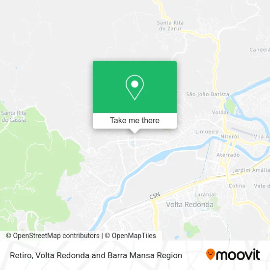 Retiro map