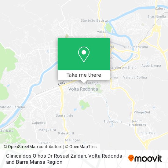 Clinica dos Olhos Dr Rosuel Zaidan map