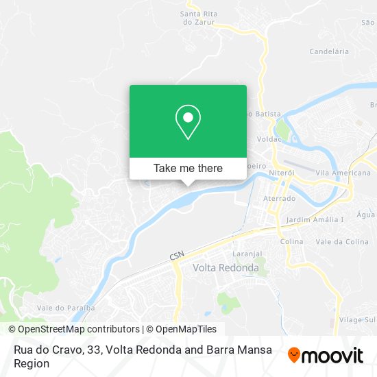 Rua do Cravo, 33 map