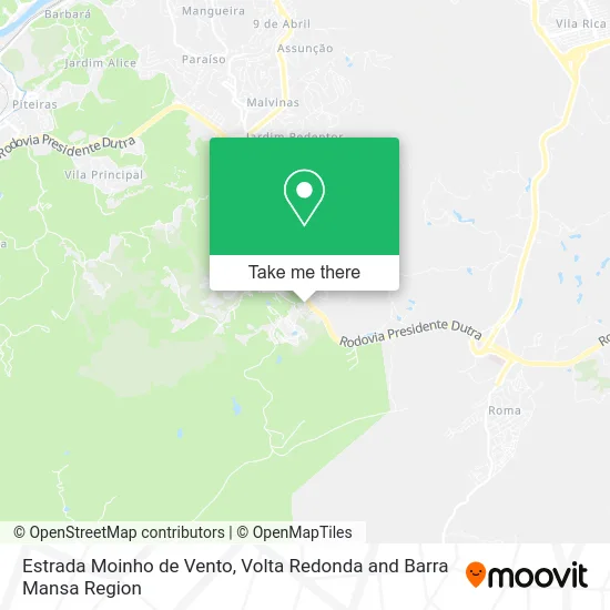 Estrada Moinho de Vento map