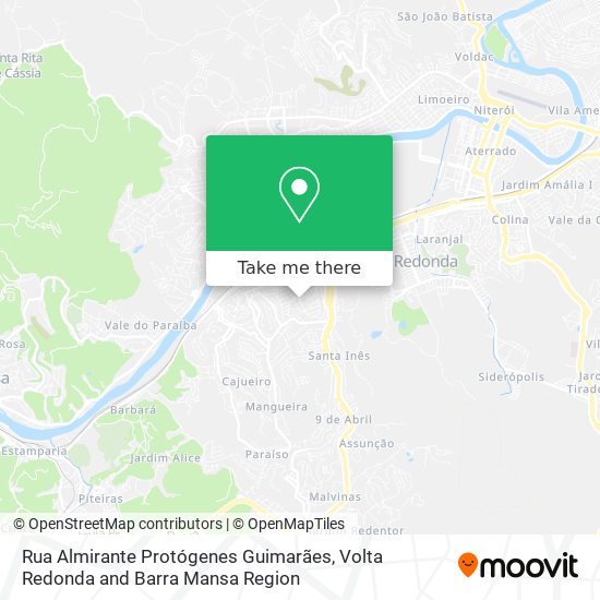 Mapa Rua Almirante Protógenes Guimarães