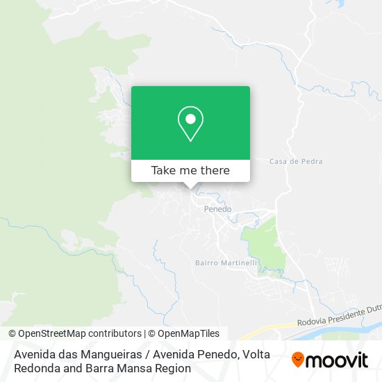 Avenida das Mangueiras / Avenida Penedo map