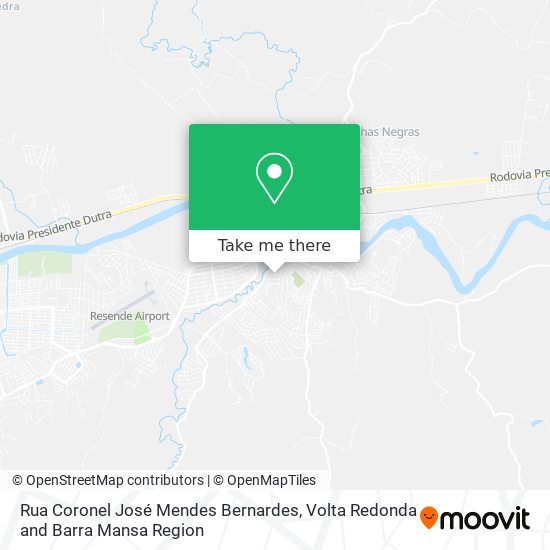 Rua Coronel José Mendes Bernardes map