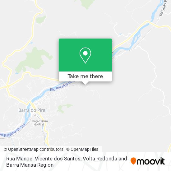 Rua Manoel Vicente dos Santos map