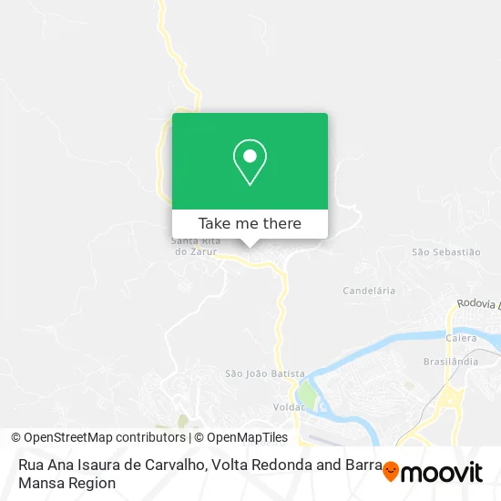Rua Ana Isaura de Carvalho map