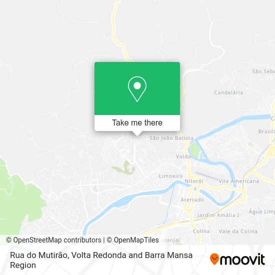 Rua do Mutirão map