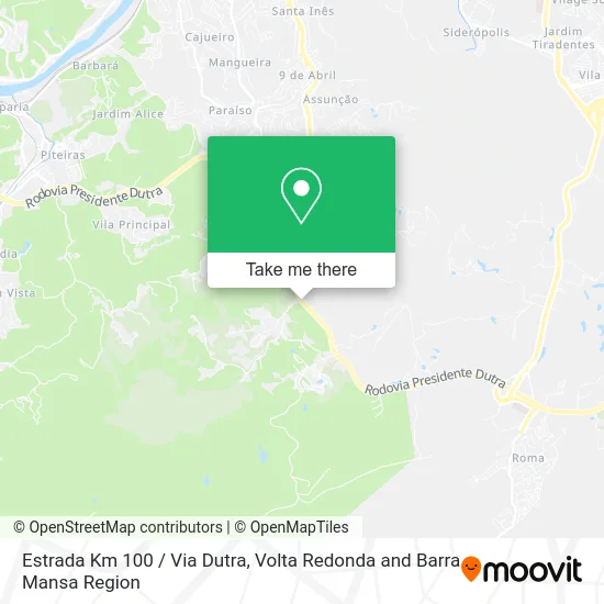 Estrada Km 100 / Via Dutra map