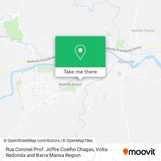 Rua Coronel Prof. Joffre Coelho Chagas map