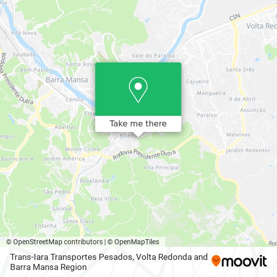 Trans-Iara Transportes Pesados map