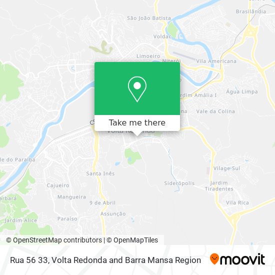 Mapa Rua 56 33