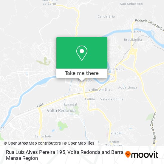 Rua Luiz Alves Pereira 195 map