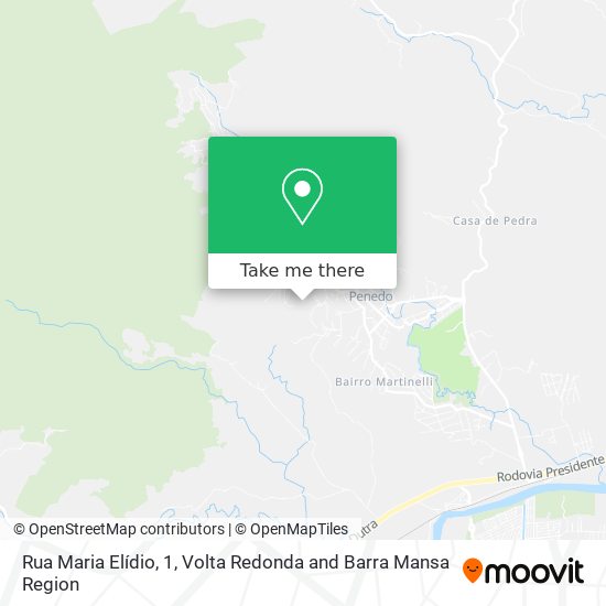 Rua Maria Elídio, 1 map