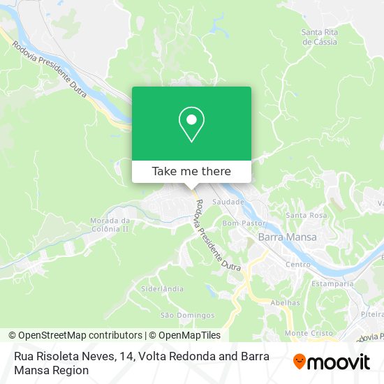Rua Risoleta Neves, 14 map