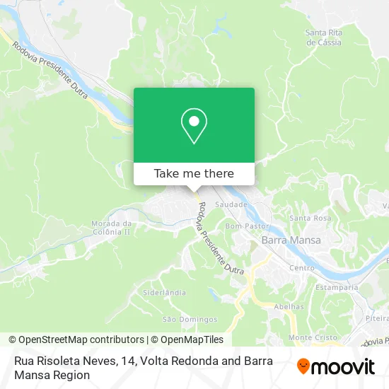 Rua Risoleta Neves, 14 map
