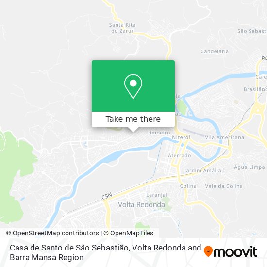 Casa de Santo de São Sebastião map